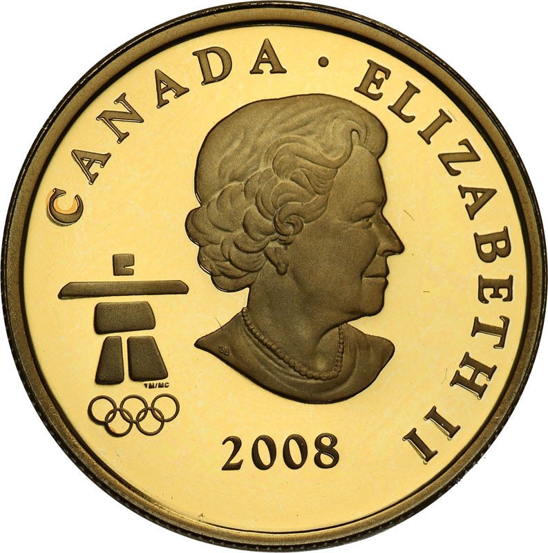 Kanada. 75 dolarów 2008 Oly Vancouver
